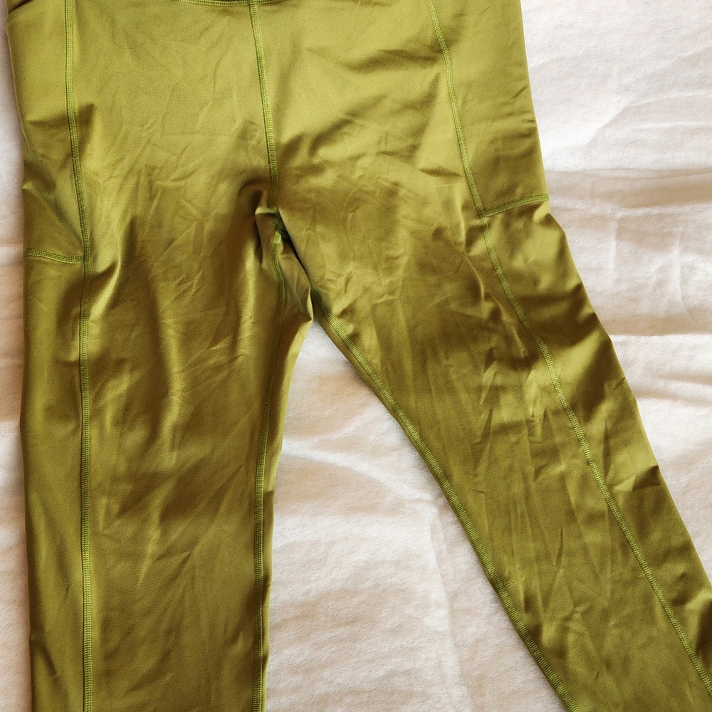 Girlfriend Collective Olive/Avocado Green Activewear 4XL - Picture 5 of 6